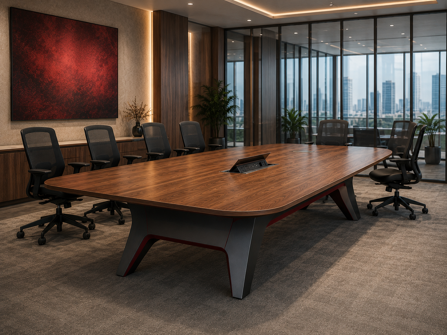 Round Collaboration Table